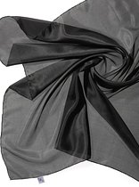 Preisvergleich Produktbild Seidentuch 90x90cm schwarz Ponge 05