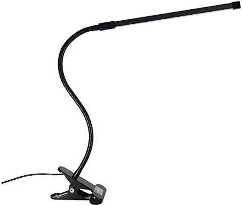 Clip On Light Clamp Desk Lamp LED 6W Flexible Aluminum Gooseneck Eye Protection USB Clamp Reading Light for bed with 1.4M Cord and Strong Clip Table Light(Warm White)
