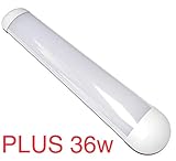 Pantalla led integrada plus 36w 3400 lúmenes reales 60 cm cri 80 ugr 19