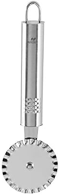 Fackelmann nirosta teigrädchen 40449 18 cm en acier inoxydable