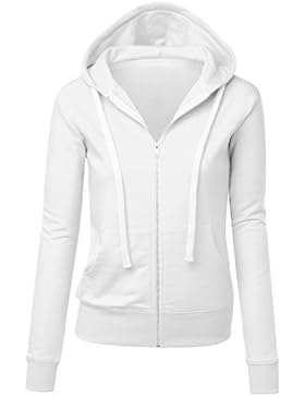 Damen Sweatjacke Kapuzenjacke Reißverschluss Langarm Hoodie Kapuzenpullover Kapuzenpullis Sweatshirt