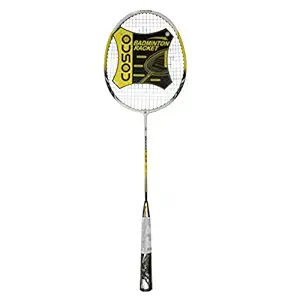 Cosco Alloy Steel Badminton Racquet (Red/White, CB-90)