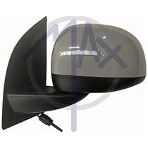 Specchietto Retrovisore Retrovisore Elettrico Destro Per Fiat Panda 2009-2012 - MAX MFT184-R, Vetro Convesso Cromato Max Mft184-r Ricambio