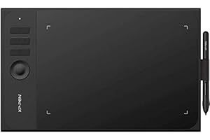 XP-PEN Star 06 - Tableta gráfica inalámbrica, 8192 niveles de presión, lápiz P01 sin batería, conexión inalámbrica y USB, tableta de dibujo para PC