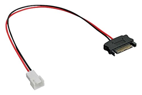 InLine 29683i Innenraum 0.3 m SATA Molex (4-Pin) schwarz, rot, weiß Kabel Stromkabel
