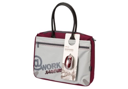 Trust Oxford Notebooktasche 40,6 cm (16 Zoll) und Maus Bundle weiß/rot