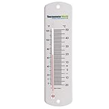 Hergestellt im UK Großes Wandthermometer, für Garten/Gewächshaus/Zuhause/Büro, für Innen und Außen