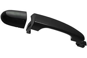Inovey Manija De Puerta Exterior Negra Compatible Con Kia Sportage 2005-2010 -Trasera izquierda