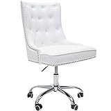 Der Bürostuhl ist höhenverstellbar und mit einem stabilen Fußkreuz mit komfortablen Leichtlaufrollen ausgestattet