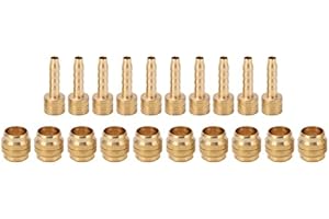 ALOMEJOR 10 Juegos de Aguja de Aceite para Bicicleta, Cabezal de Oliva, Manguera de Freno de Disco Hidráulico para Bicicleta, Conector de Oliva con Inserción de Oliva para Magura MT2, MT4, MT5, MT6, MT7, MT8