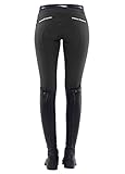 elastischer Beinabschluss SPOOKS Reithose Ricarda Full Grip Thermo Grey Größe L