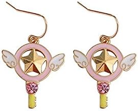 Glamorousky Sweet and Lovely Tarot Star Wand Earrings (24376)