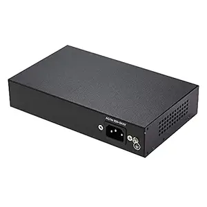 WorldCare 1+4 Ports 10/100M s PoE Switch Injector Power Over Ethernet 802.3af for Cameras AP VoIP Built-in Power Supply