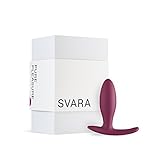 SVARA Tapso - Vibrating Anal Plug in Purple Silicone for Him and for Her - 8 Vibration Modes - Rechargeable - 100% Waterproof