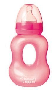 Tommee Tippee Wide Neck Nipper Gripper 240ml (Pink)