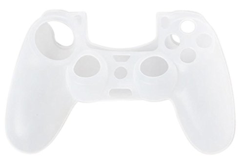 Preisvergleich Produktbild PS4 Controller Silikon Hülle, Gusspower Gute Qualität Soft Abdeckungs Haut Kasten Schutzhülle für Sony PlayStation PS4 / SLIM / PRO (Weiß)