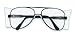 Produktbild Crews Ingenieur Aviator Form 54-mm Sicherheit Gläser mit Gold Frame und Clear Lens, 62110