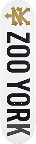 Zoo York Logo Planche Skate (7.875" - White)