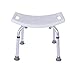 Produktbild WM Badehocker, Dicker Aluminium-Duschstuhl, Alter Rutschfeste Dusch Hocker, Badezimmer Hocker, Schwangere Frau, Badehocker, Verstellbar