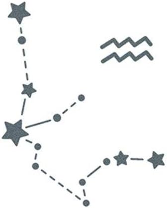 Tattooed Now! Aquiarius Sign Star Constellation Tattoo