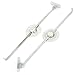 Produktbild a14110700ux0209 Metall Tür-Fenster-Friction Lids Unterstützung Eröffnung Scharnier, 23cm, 2 Stück
