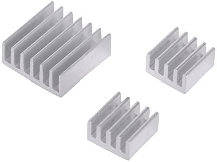 VKLSVAN 6PCS Aluminum Heatsink set for Raspberry Pi 3 Model B/ Pi 2 Model B / Pi - Set of 6 Heat Sinks