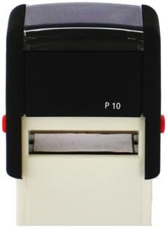 Personalised Custom Made Self Inking Rubber Stamp (up to 3 lines of Text) 27 x 10 mm