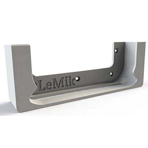 Danés diseñado soporte de pared para Apple Mac mini y tiempo Cápsula modelo A1254, A1302, A1355, a1409. Mounts su dispositivo perfectamente en la pared. (color blanco)
