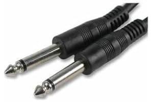 CABLE-CORE Cable-Tex - Guitar Amp Cable 6.35mm To 1/4" Mono Jack Plug Lead 3m