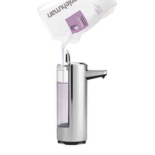 simplehuman – wiederaufladbarer Sensorspender, gebürsteter nickel – 237ml - 6