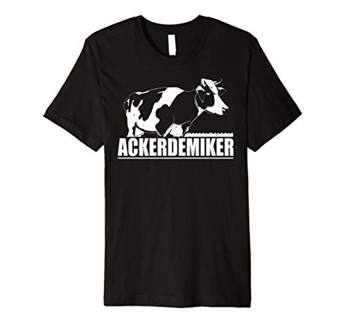 Landwirt T-Shirt Kühe Viehwirt Ackerdemiker Geschenk Bauer