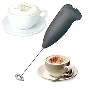 Agavo Classic Sleek Design Electric Foam Maker Hand Blender Mixer Frother Whisker for Milk, Coffee, Egg Beater, Juice, Cafe Latte, Espresso, Cappuccino, Lassi, Salad (Multicolor)