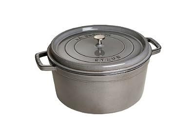 Staub 1103418 Cocotte Ronde Gris Graphite 34 cm