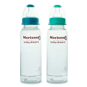 Morisons Baby Dreams SuperDuo Regular PP Feeding Bottle 250 ml (Pack of 2)
