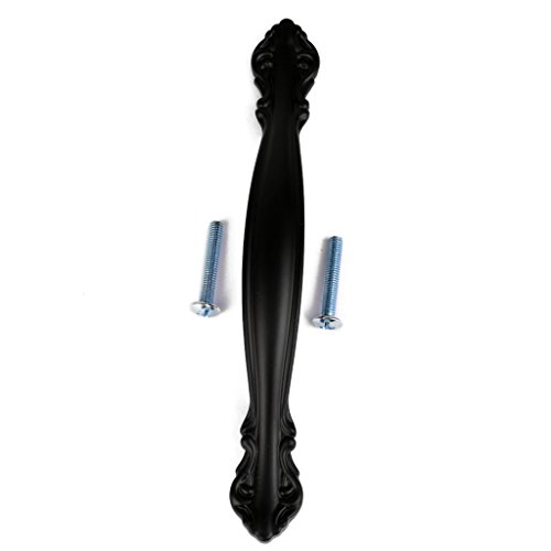 Preisvergleich Produktbild 14,6 X 2cm Schranktuer Schublade Bin Griff Zugknopf Hardware Schwarz