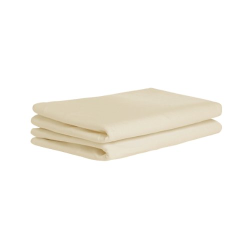 Cuddles Collection Cot Fitted Terry Sheets (Cream, Pack of 2)