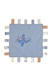 Slumbersac SlumberTag Baby Comforter Blanket (30 x 30 cm, Planes and Trains)