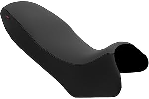 MOTO DISCOVERY Housse de Selle Compatible avec Suzuki XF 650 Freewind 1998-2004 Noir/Gris foncé avec Coutures Noires (B)