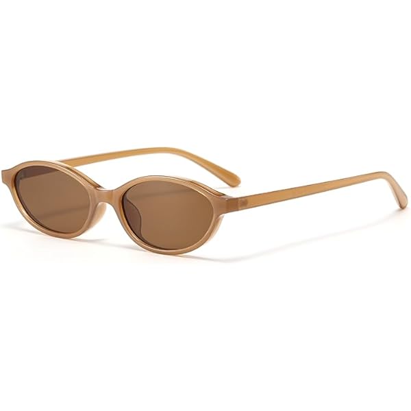 LJCZKA Retro Ovale Zonnebril voor Vrouwen Mannen Trendy Kleine Ovale Zonnebril Vintage 90s Smalle Cat Eye Frame Shades UV400 Bescherming, Rood Grijs LJCZKA Retro Ovale Zonnebril voor Vrouwen Mannen Trendy Kleine Ovale Zonnebril Vintage 90s Smalle Cat Eye Frame Shades UV400 Bescherming, Rood Grijs