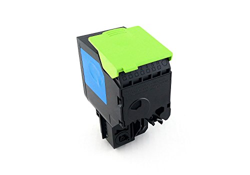 Green2Print Toner cyan, 3000 Seiten, ersetzt Lexmark 70C0H20, 700H2, 70C2HC0, 702HC, 70C2HCE, 702HCE, Toner Kartusche passend für Lexmark CS310N, CS310DN, CS410N, CS410DN, CS410DTN, CS510DE, CS510DTE - 4