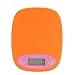 Produktbild KKmoon Mini Elektronische Waage Professionelle Digitale Taschenwaage Küchenwaage das Gewichtswerkzeug des Lebensmittels Orange/weiß
