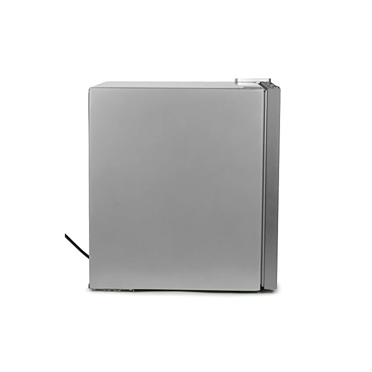 bardrinkstuff Frostbite Mini Fridge Silver 49ltr Compact Refrigerator Holds 45 x 330ml Cans