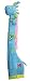 Kris&Ken Plush Growth Height Chart Hanging Ruler Nursery Wall Decor