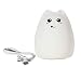 Produktbild 7 Colors Silicone Cat LED Night Light Soft Cartoon Baby Kids Nursery Lamp USB