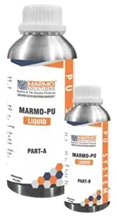 MARMO SOLUTIONS MARMO PU - L (Resin + Hardener) | Combo pack of 750 ML + 500 ML