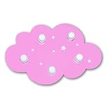 Deckenleuchte Wolke rosa/weiß