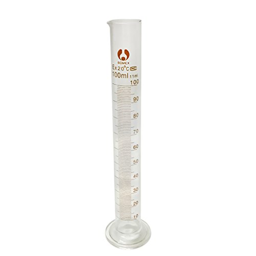 MagiDeal Graduierung Glas Messzylinder Liquid Messung Werkzeuge – Klar, 100ml - 2