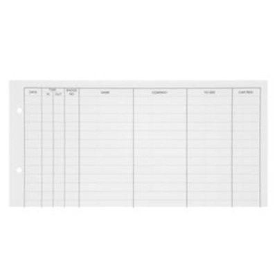 Guildhall T40/RZ - Loose Leaf Refill For Visitors