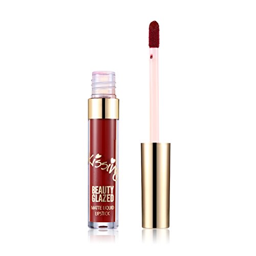 6 Stück Wasserdichte Langlebige Matte Flüssigkeit Lipgloss Lippenstift Kosmetik Make up - 4