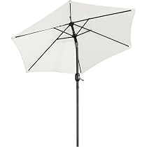 339 cm Ombrello da Patio a Sbalzo, Ombrellone in Alluminio con Rotazione a 360°, Inclinazione Regolabile, Telaio Resistente allo Sbiadimento, | Leroy Merlin